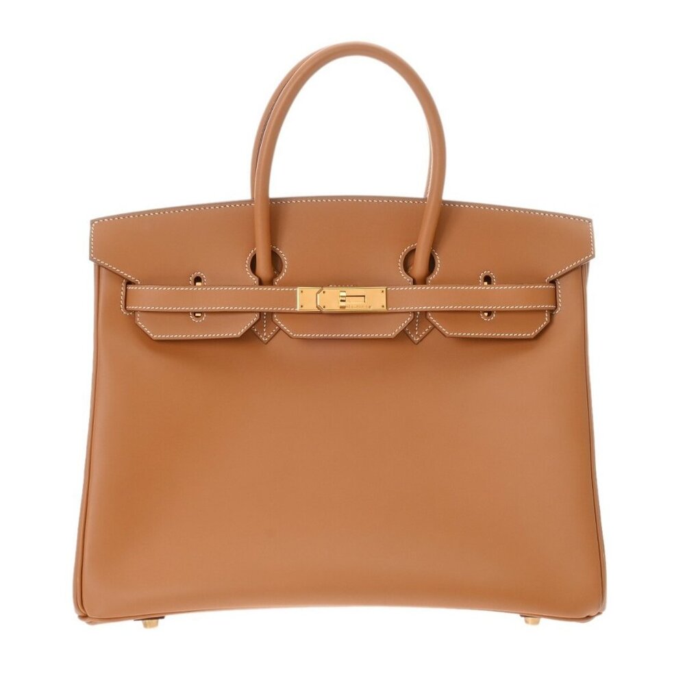 HERMES Birkin 35 Natural hand bag